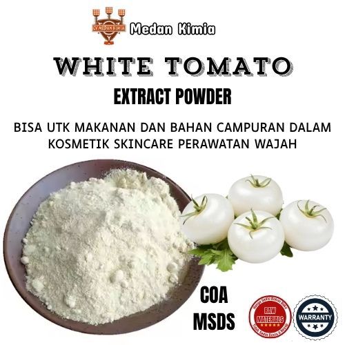 

Extract Powder White Tomato 100gr / Bubuk Ekstra Tomat Putih Agen Pencerah Kulit Alami 100gr Murni