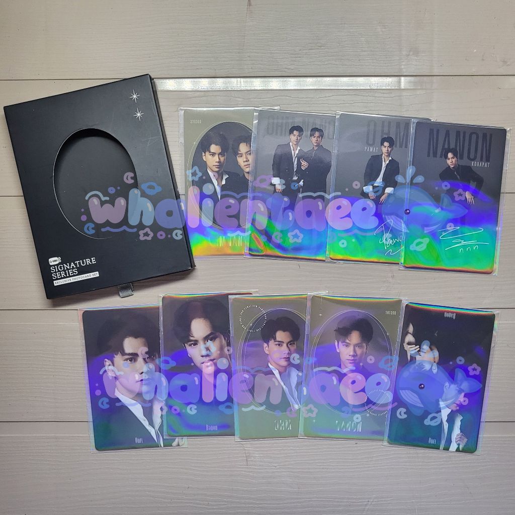 OhmNanon Signature Photocard Set