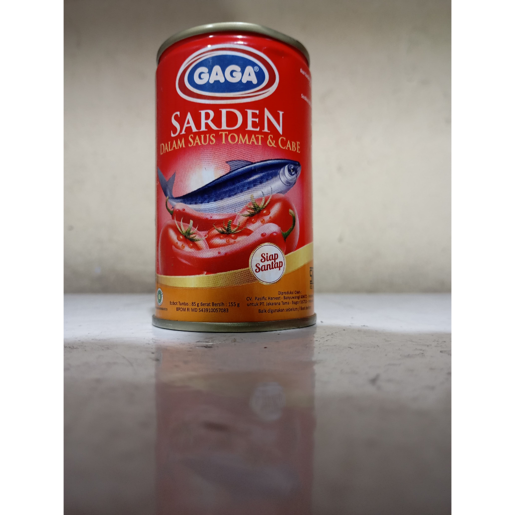 

Gaga Sarden Saus Tomat & Cabe 155 gr Termurah