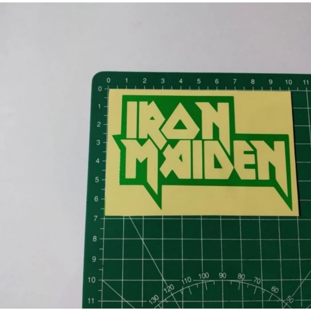 

stiker cutting iron maiden