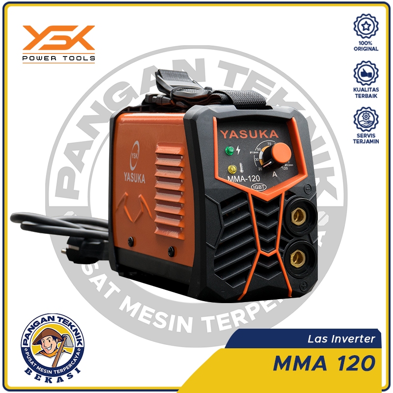 MMA 120 YASUKA MESIN LAS INVERTER | Mesin las inverter YASUKA MMA 120 | Travo Las | Mesin Las Listri