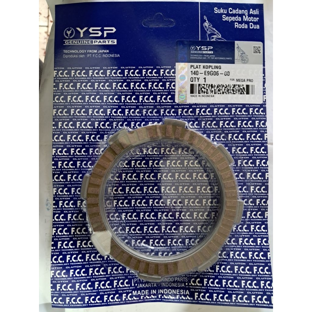 KAMPAS KOPLING PLAT KOPLING MEGA PRO GL PRO SERIES GENUINE YSP