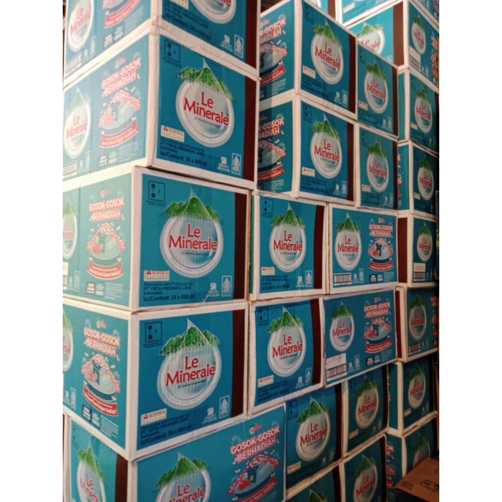 

Lemineral 600 ml 1 dus isi 24 botol