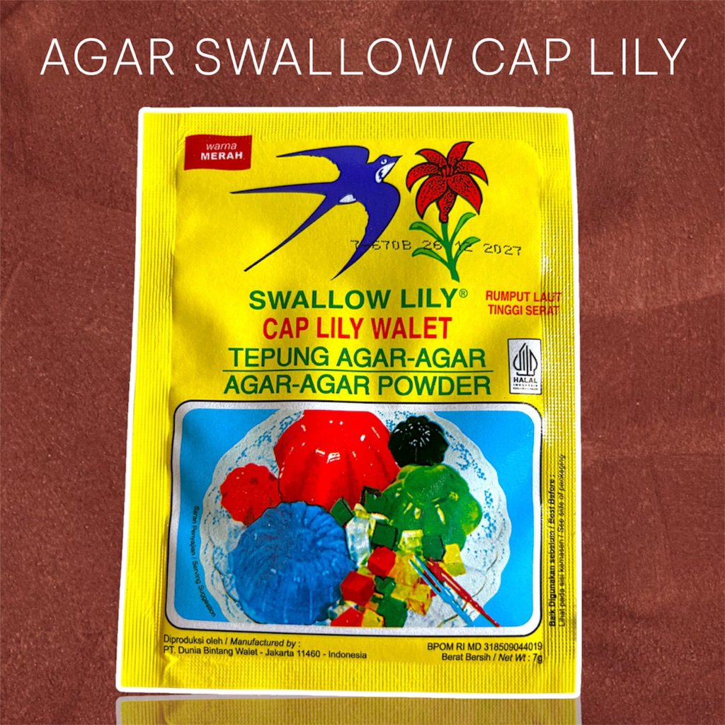 

Agar-Agar Powder Swallow lily Cap walet 1pcs