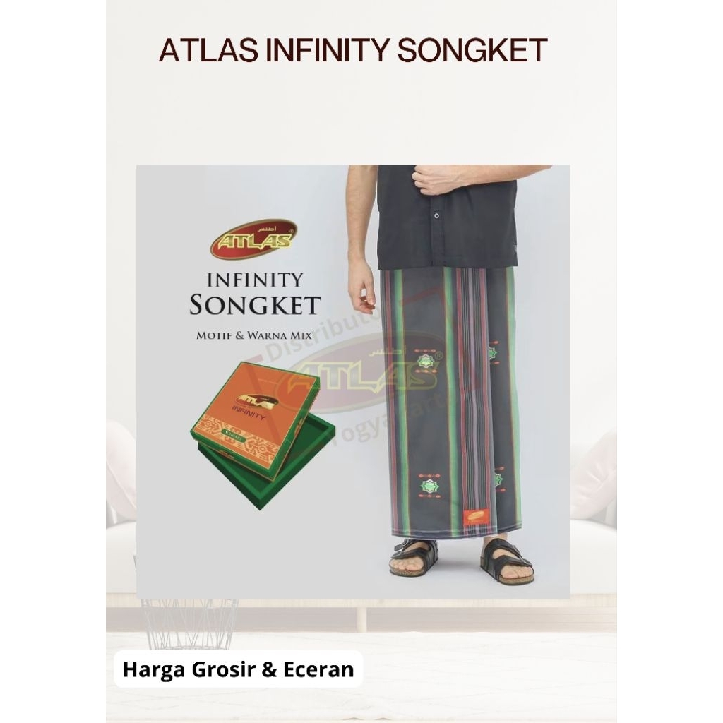 SARUNG ATLAS INFINITY SONGKET SARUNG GROSIR JOGJA