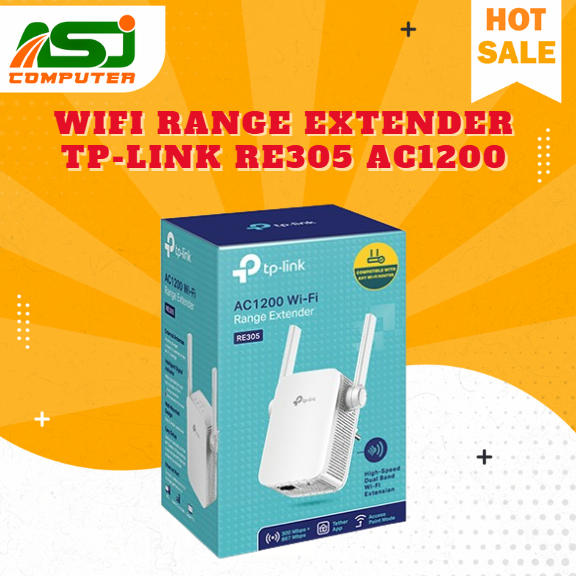 Tp-Link Range Extender Re305 Ac1200 Dual Band-Mesh Router Tplink Re305
