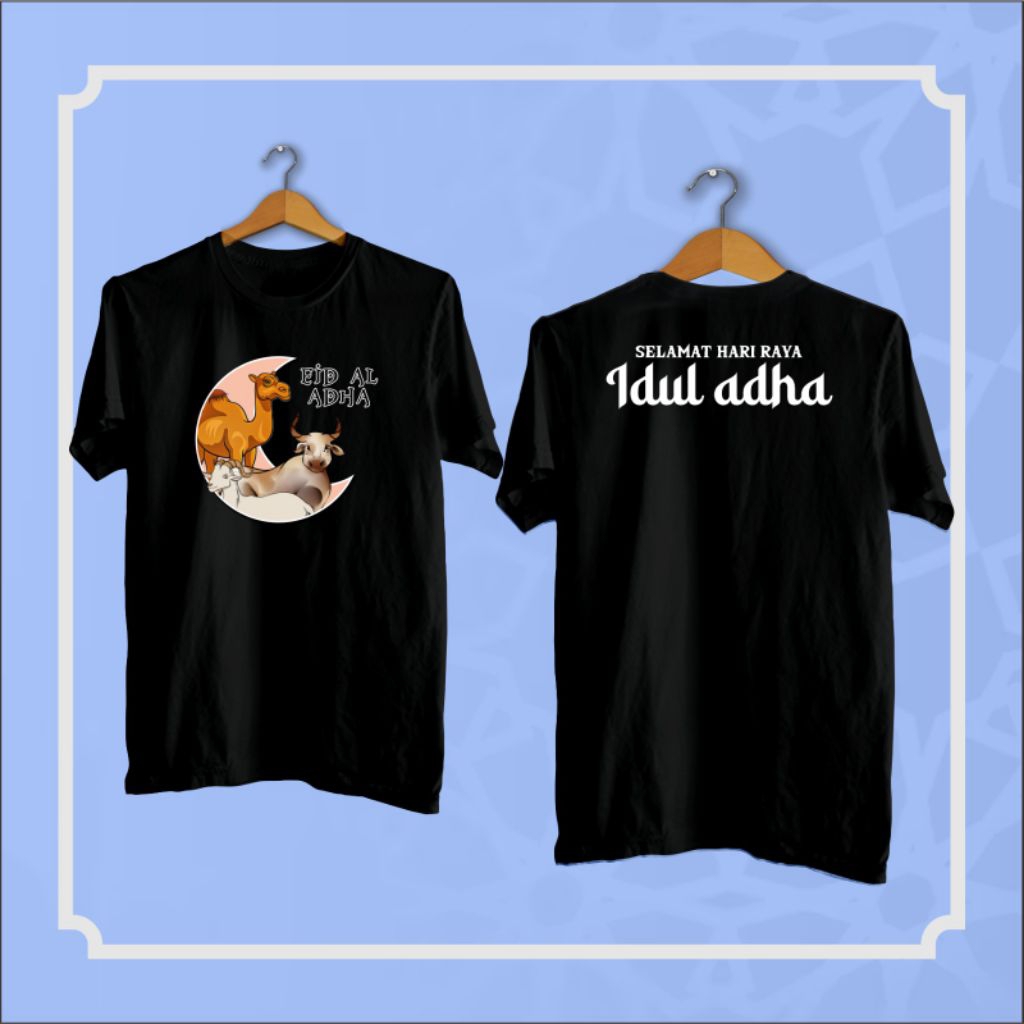 KAOS IDUL ADHA KAOS EID AL ADHA KAOS QURBAN KAOS SABLON