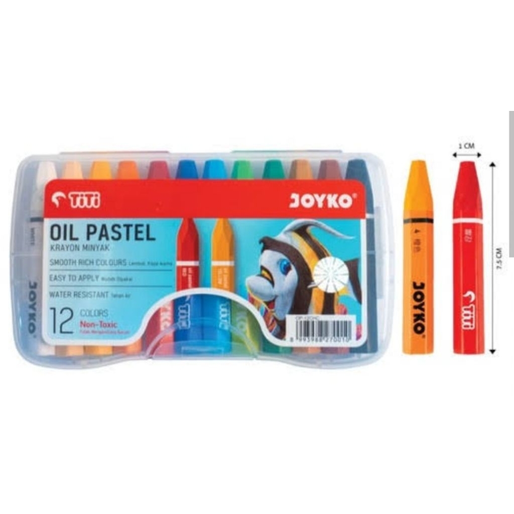 

JOYKO OIL PASTEL ISI 12 WARNA