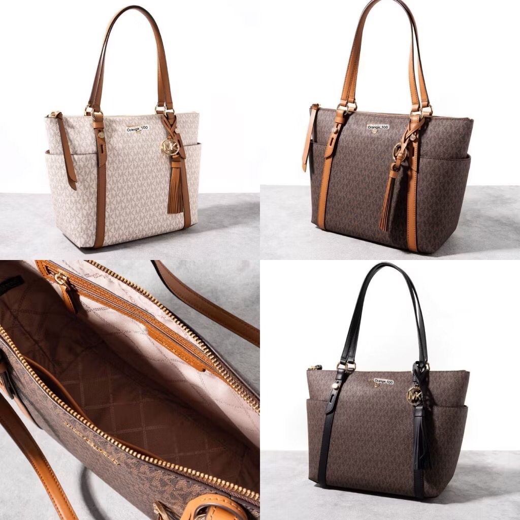 TAS WANITA MK SULLIVAN MEDIUM MONOGRAM TOTE BAG ORIGINAL