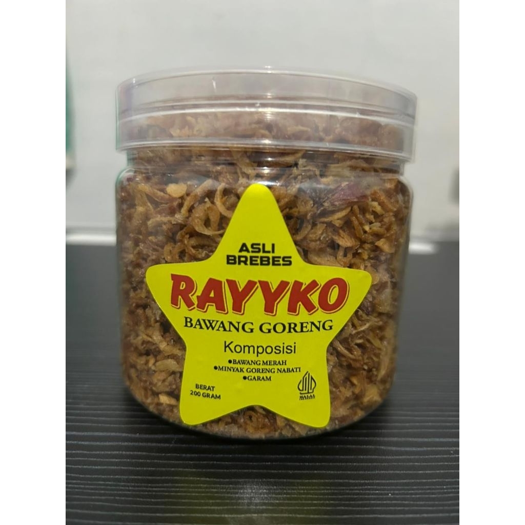 

Rayyko Bawang Goreng Asli Brebes Premium 200 gram