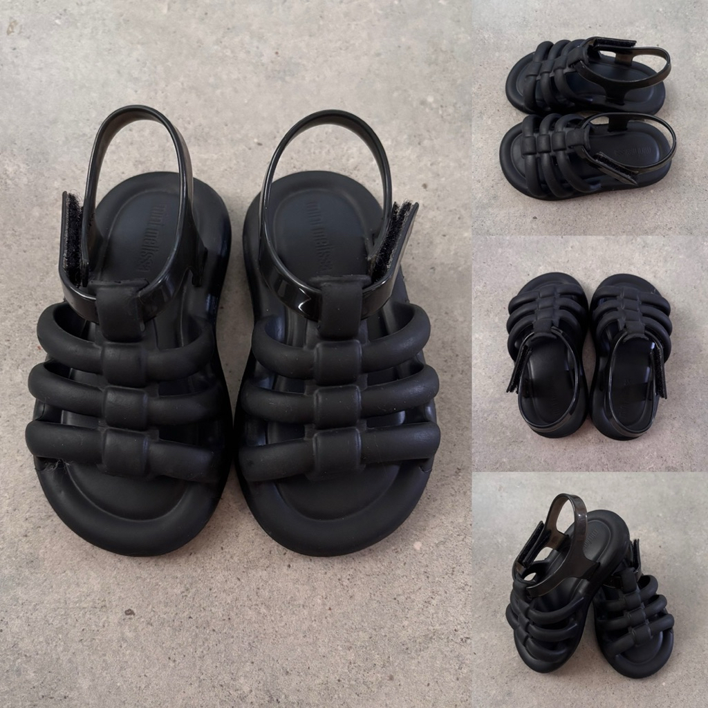 [PRELOVED] Sandal Anak Hitam - Mini Melissa Original