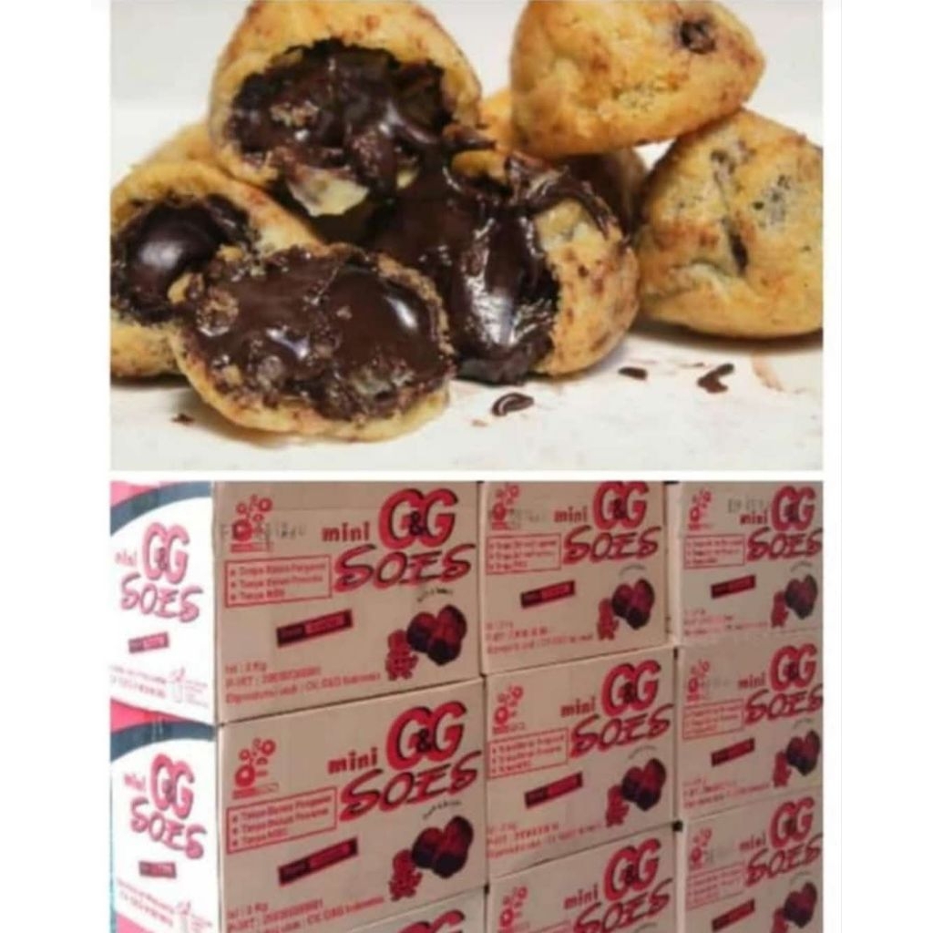 

soes GG soes mini coklat lumer 250gram
