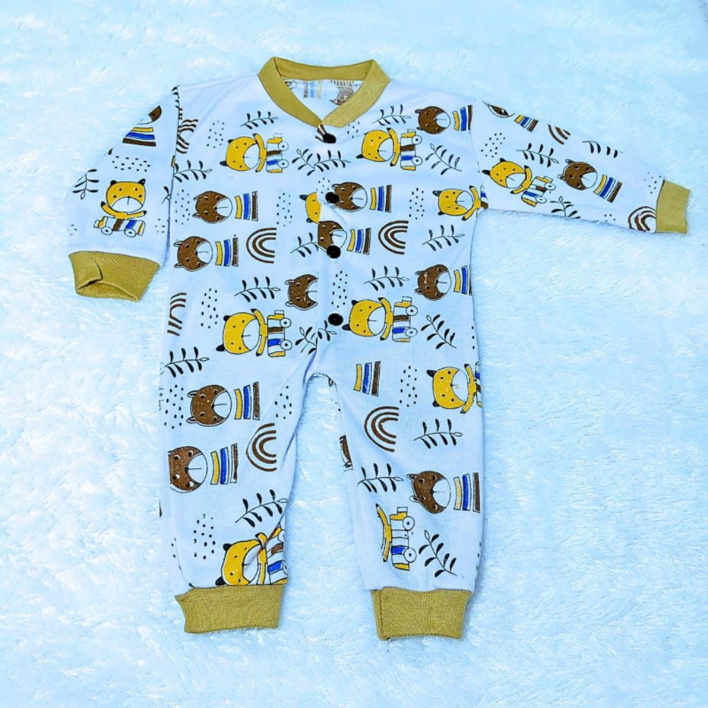 Baju Jumpsuit Bayi Baru Lahir Baju Kodok Anak Perempuan Dan Laki-laki Sleepsuit Newborn Jumpsuit Bay