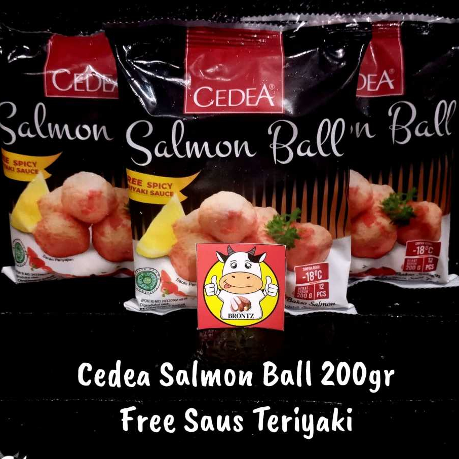 

CEDEA BOLA SALMON 200GR free SAUS TERYAKI - FROZEN FOOD - BRONTZ JOGJA
