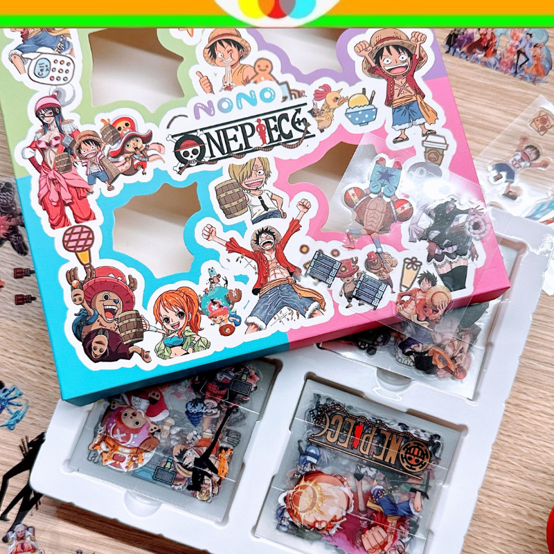 

100 Pcs Stiker Anime One Piece Luffy & Kru Bajak Laut Topi Jerami Cocok Buat Koleksi Anime Lovers 100 Pcs Stiker Desain Aesthetic dan Premium Desain Random Premium One Piece Lucu & Keren Kualitas Premium Desain Unik|SKM