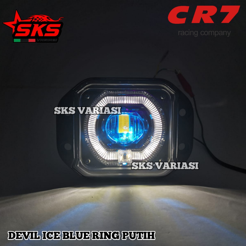 CR7 C607 - Lampu Reflektor KLX CRF DTRACKER LED High Low Lampu Depan LED Motor KLX 150 CRF Universal