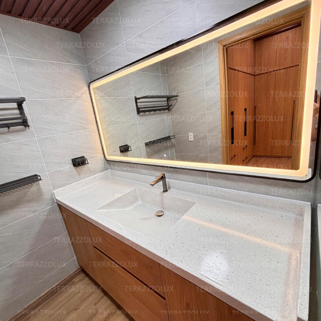 Wastafel Terrazzo | Teraso Top Table Plin