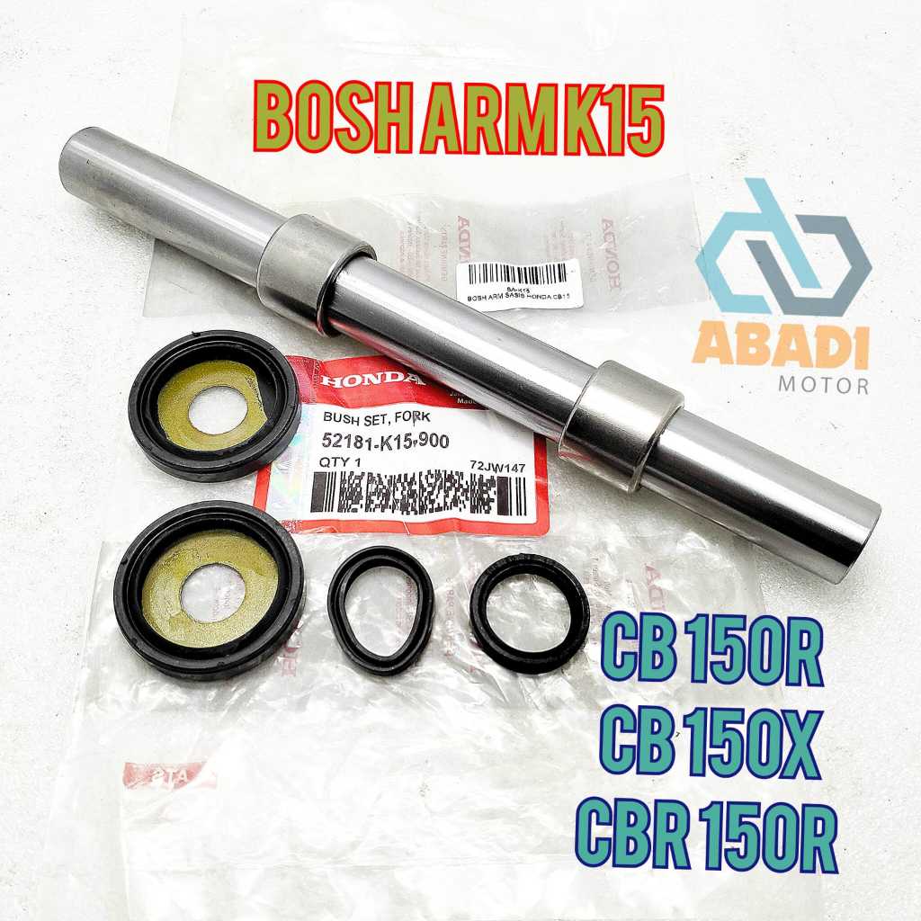 Bosh Arem Arm Ori Honda K15 CB 150R CB150X CBR 150R Bos Bush Swing Fork Bushing Original AHM