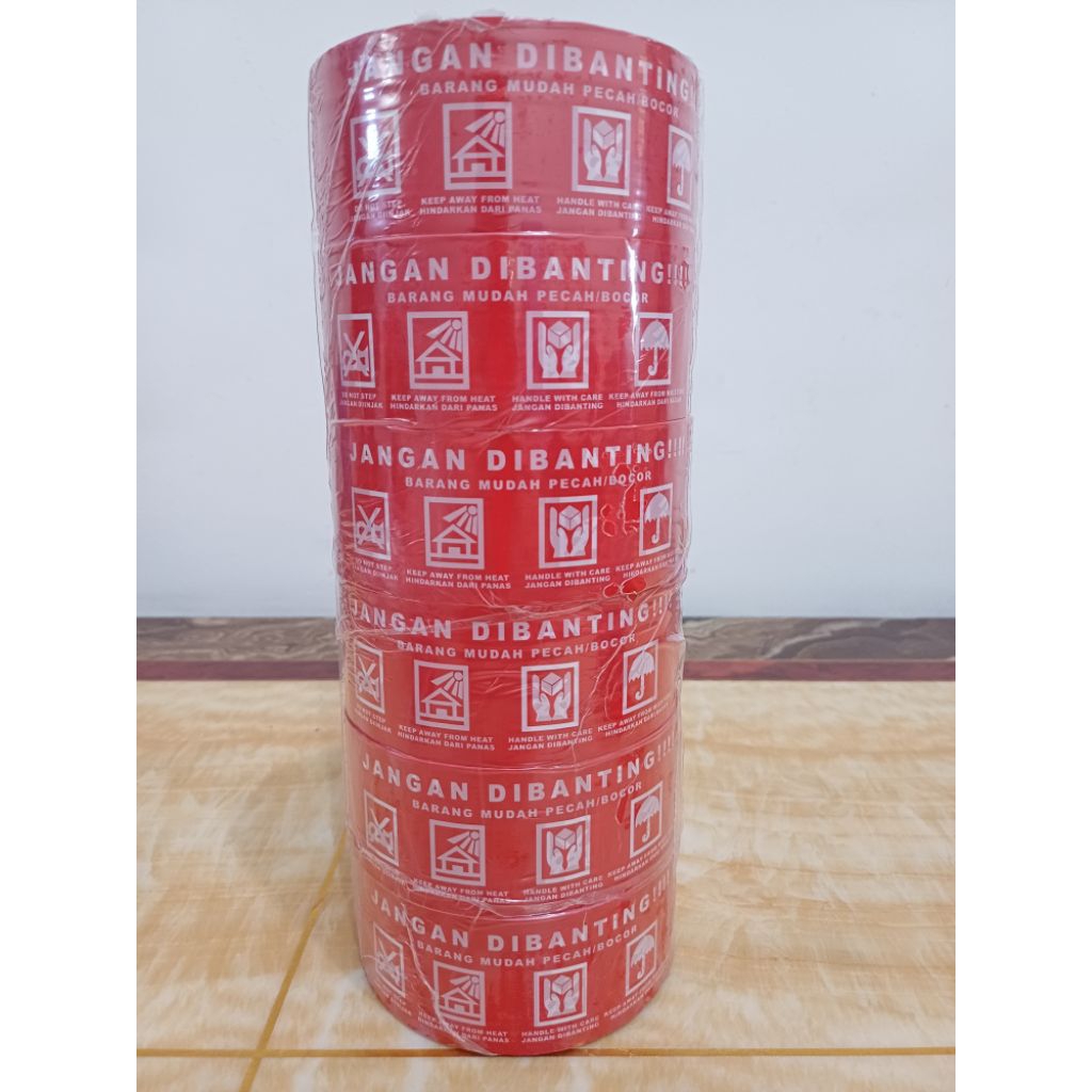 LAKBAN DAIMARU FRAGILE MERAH