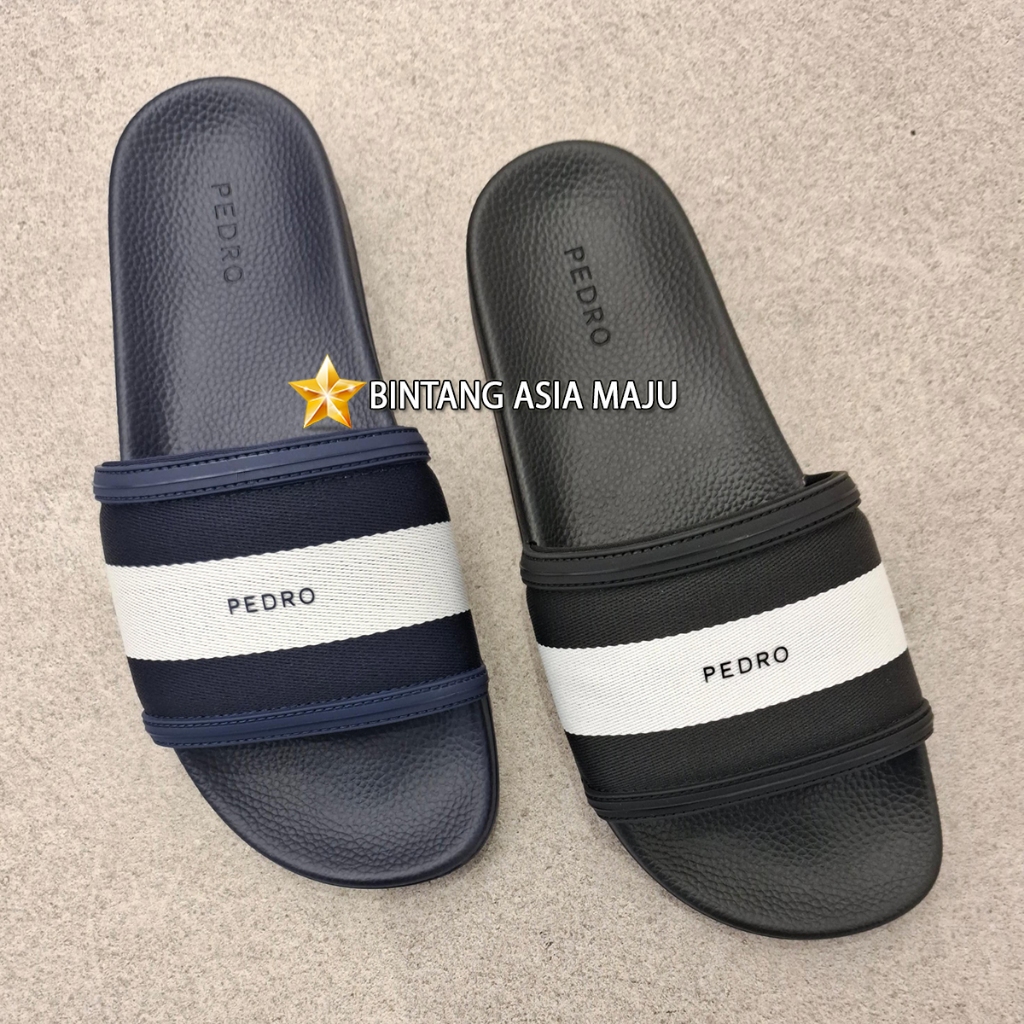 SANDAL PEDRO PRIA ORIGINAL SENDAL SLIDE SELOP SLIP ON SLOP COWOK
