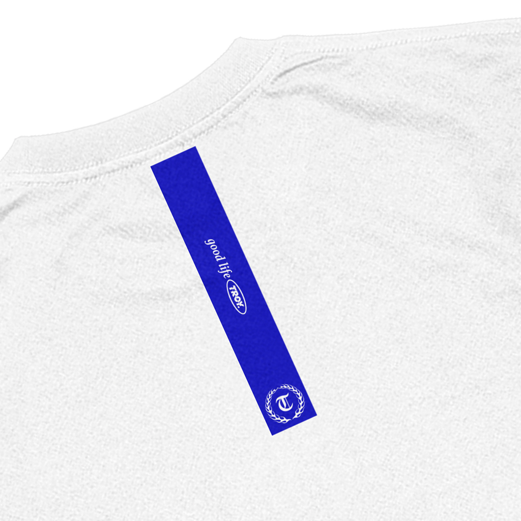 Troy Company Tshirt White Good Life - Kaos Pria Lengan Pendek Putih MT 3148