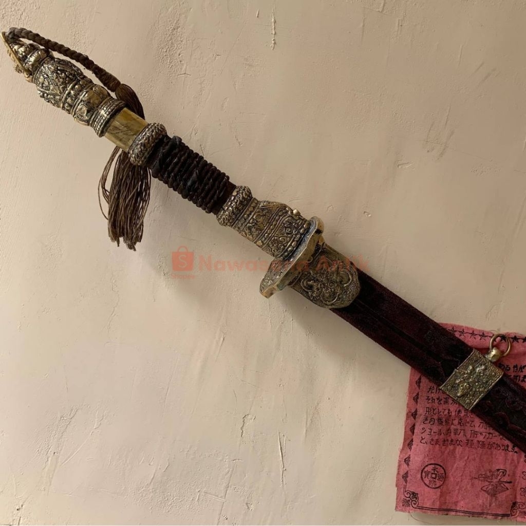 alat pancing selendang gagang ukir