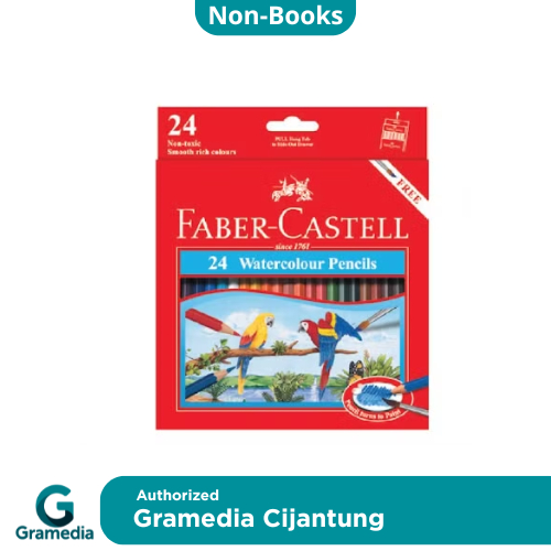 

Gramedia Cijantung - Faber Castell - Watercolour Pencils Set 24 Warna