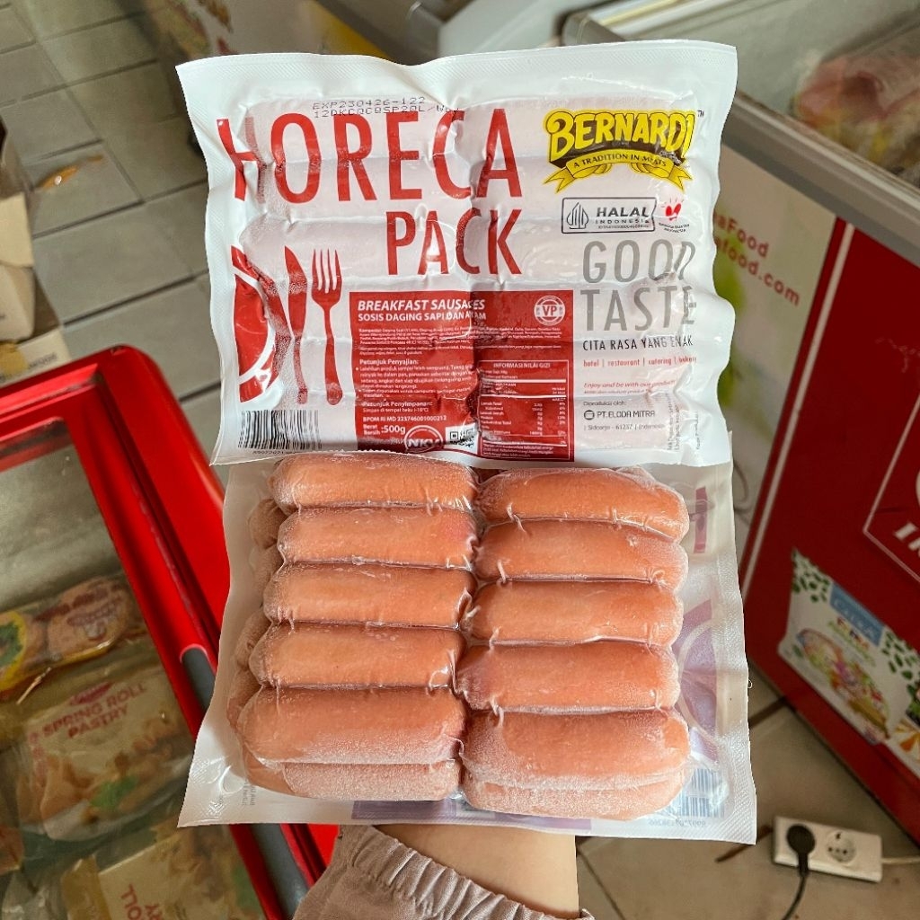 

Bernardi Sosis sapi dan ayam 500gr (TANPA KUPAS)