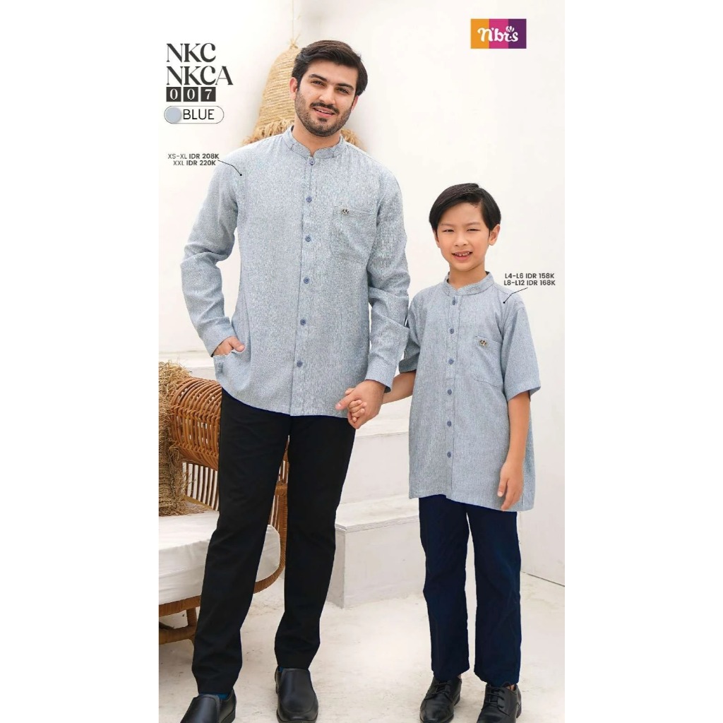 NIBRAS KOKO COUPLE AYAH DAN ANAK TERBARU - NKC 007, NKCA 007 (BACA DESKRIPSI LEBIH DULU )