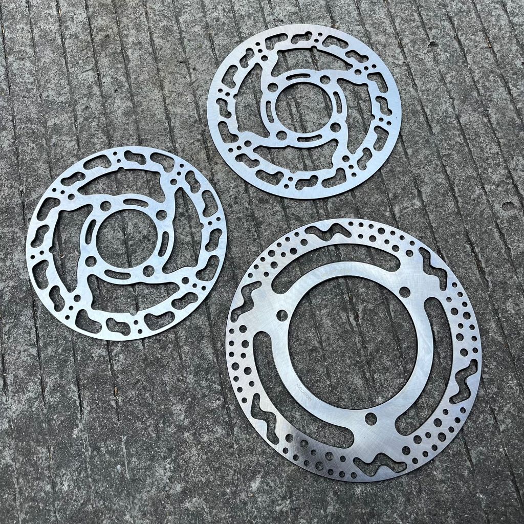 PIRINGAN CAKRAM MODEL TAPAK KAKI SUNSTAR THAILAND LEBAR 190/200/220 MM DISC DEPAN DISK CAKRAM DEPAN 