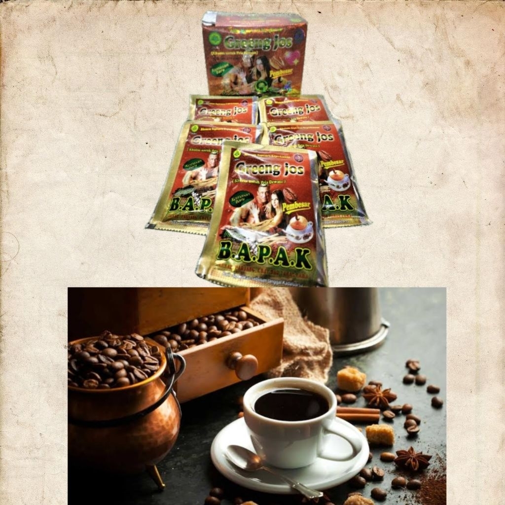 

(B) Kopi (P) 1 sachet (K)