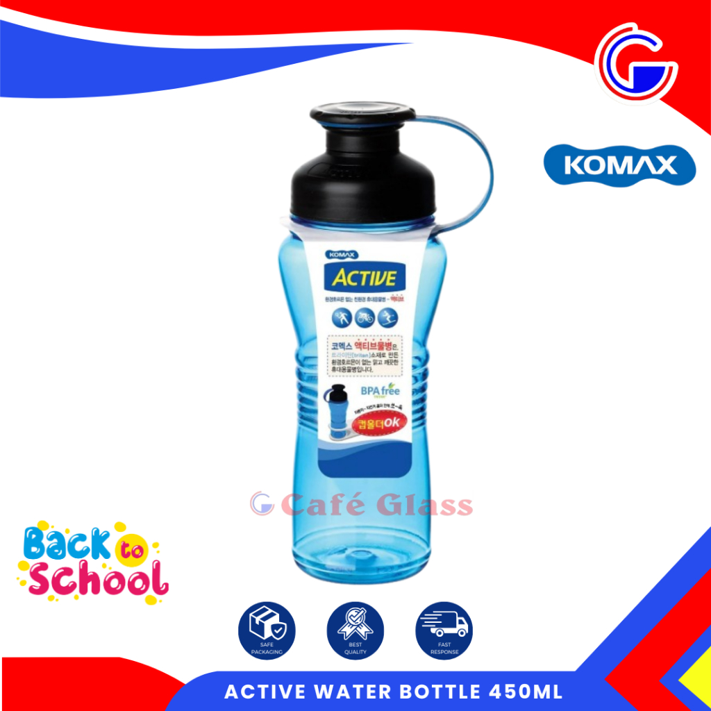 Botol Minum Active Komax - Watter Bottle 450Ml Sporty Untuk Olahraga