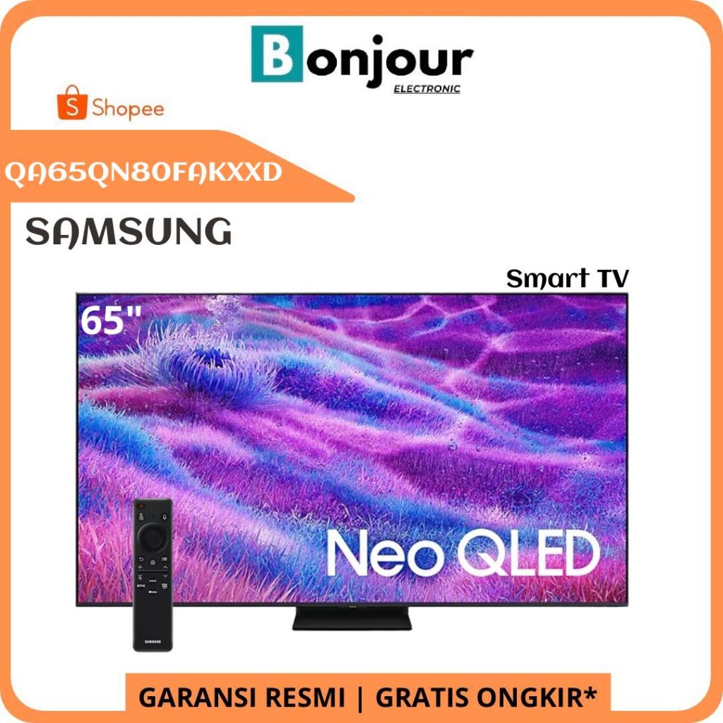Samsung TV 65 Inch QN80F Neo QLED 4K UHD Smart TV Samsung QA65QN80FAKXXD 65QN80F