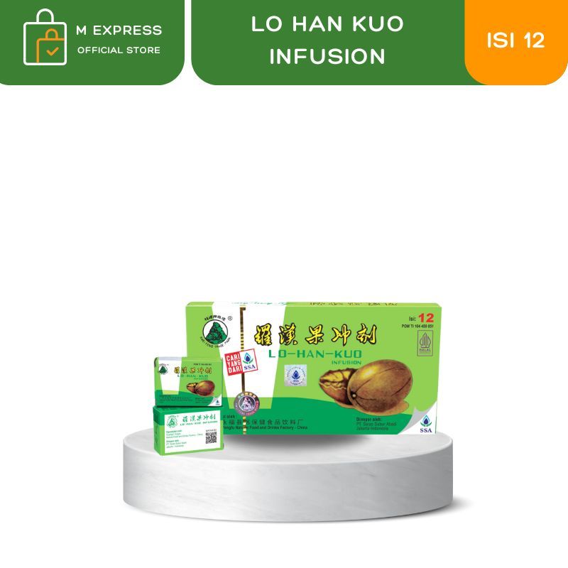 

[M EXPRESS] Lo Han Kuo Infusion - minuman china untuk sakit tenggorokan dan panas dalam
