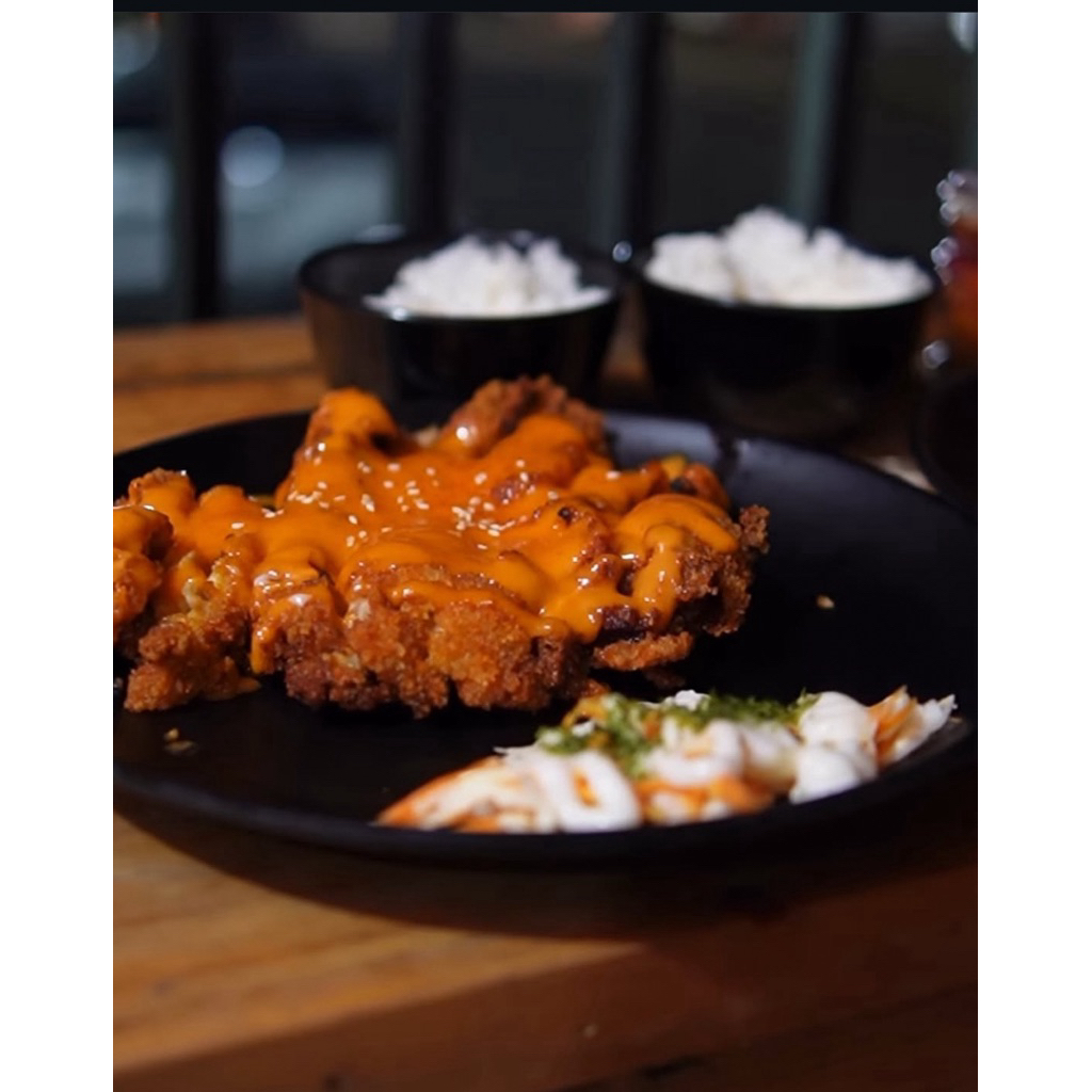 

chicken katsu jumbo (Mentai) free Chilli oil