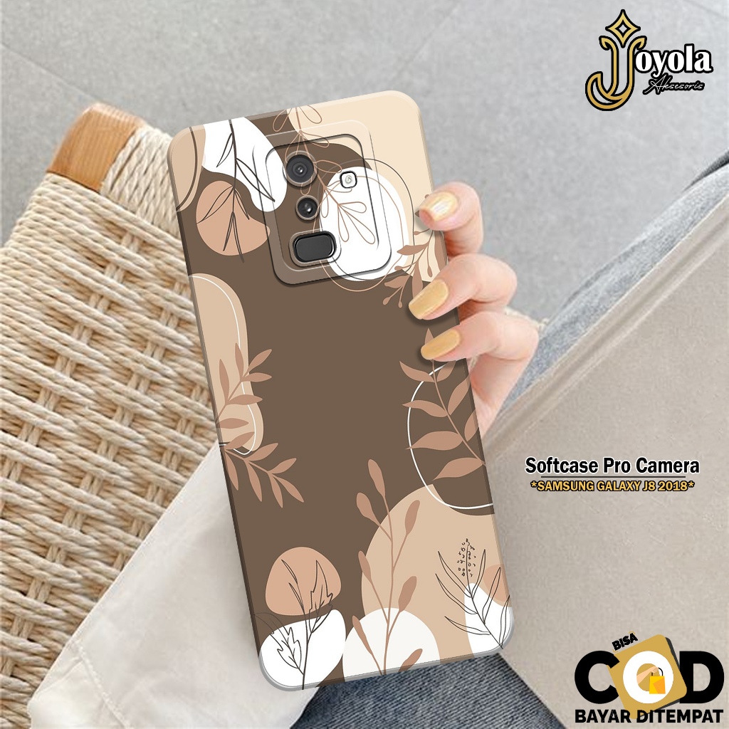 JOYOLA Case Samsung Galaxy J8 2018 Terbaru - Fashion Case Pattern - Softcase Samsung Galaxy J8 2018 