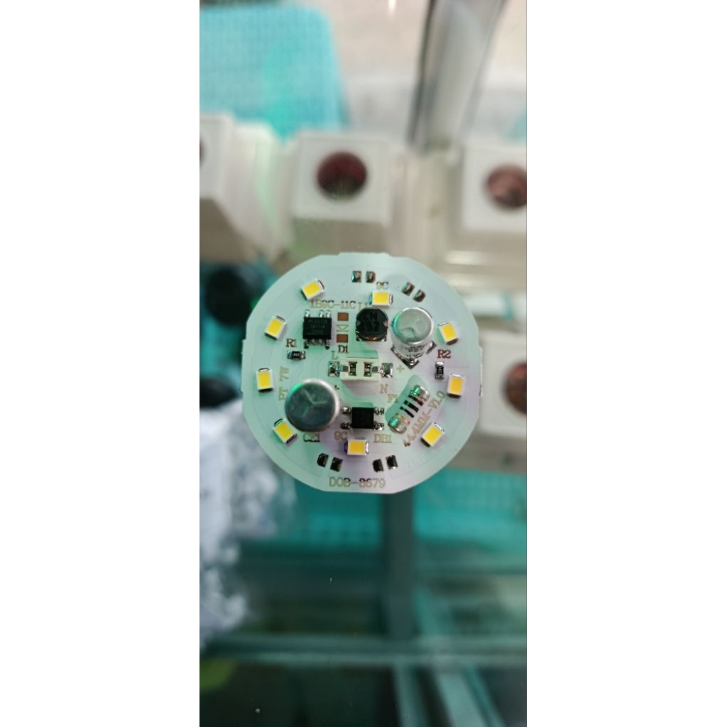 pcb Led ac putih terang, economis 7w