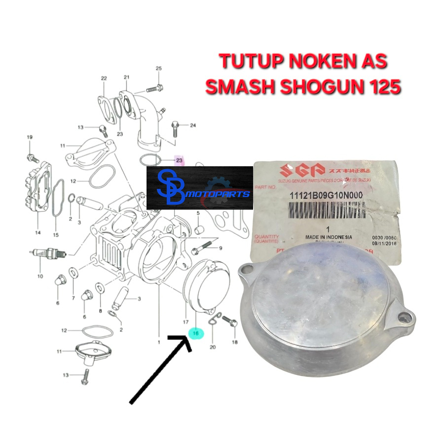 TUTUP NOKEN AS COVER TUTUP SENTRIK KETENG SMASH 110 SHOGUN 125 FD ARASHI AXELO SHOGUN 125 SP FL RR N