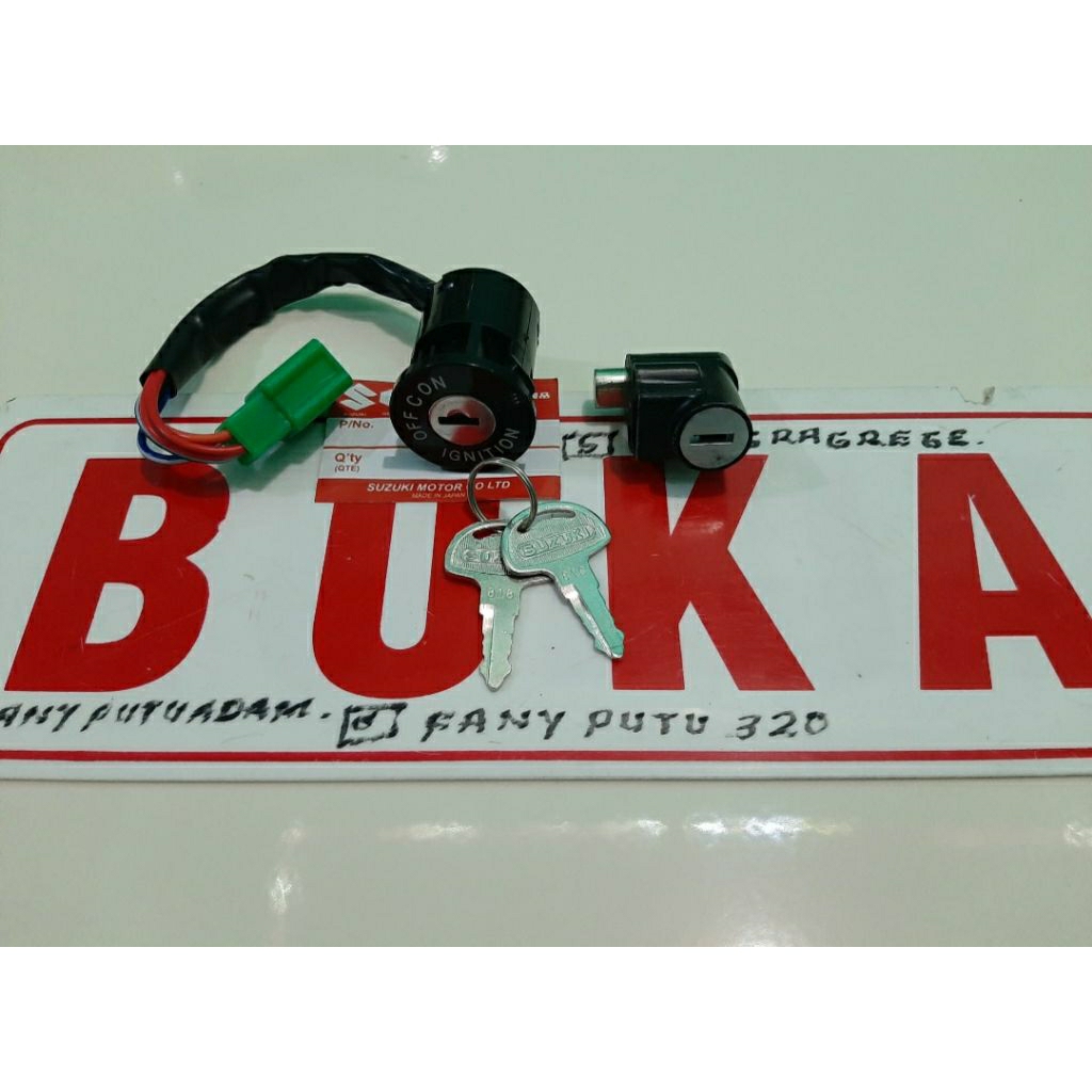 Kunci kontak set kunci stang suzuki Rc80 Rc100 Rc Sprinter Rc100Bravo Rc100Dk Rc100Spirit
