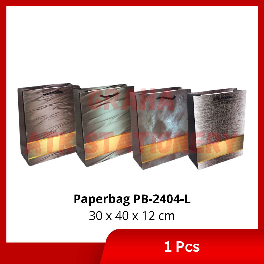 

[1 Pcs] Paperbag Hadiah PB-2404-L Premium / Tas Kertas / Tas Kado Hadiah PB-2404-L Premium