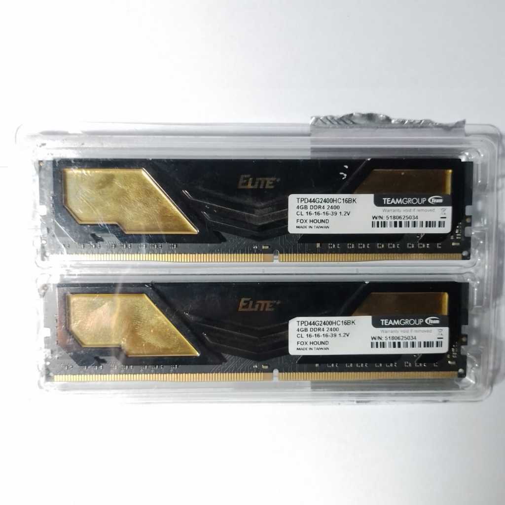 RAM TeamGroup Elite Plus Black DDR4 8GB 2400MHZ