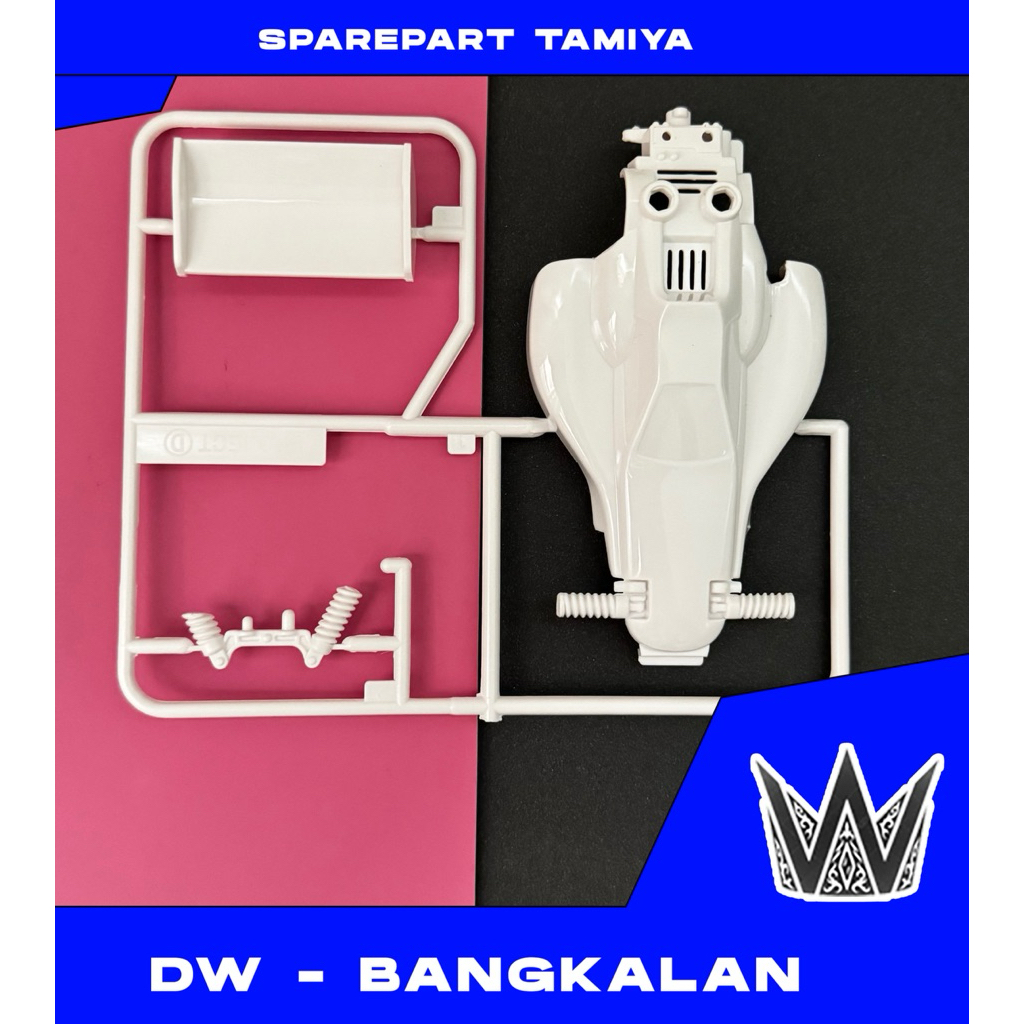 BODY ASTUTE TAMIYA ASTUTE PUTIH (REP)