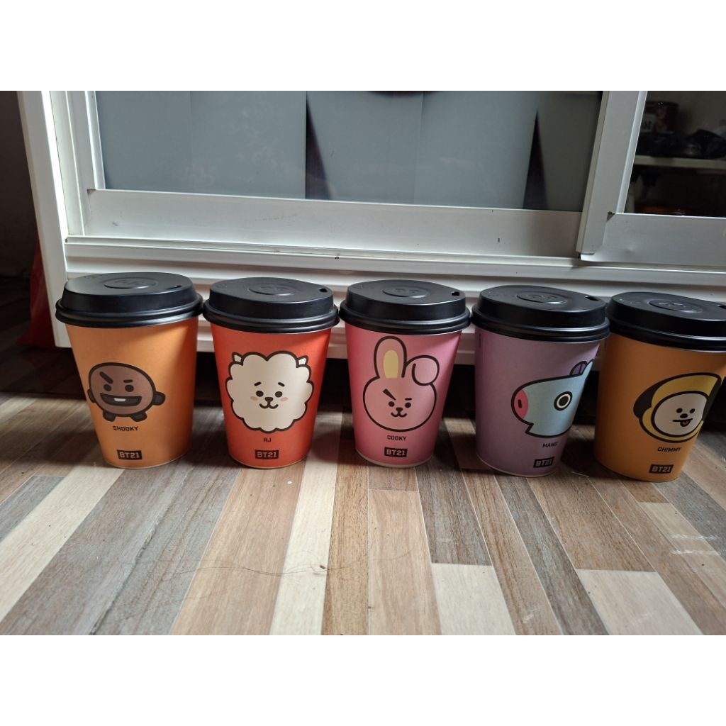 Take ALL BT21 Dunkin Dounut Tumbler Rare New Sealed
