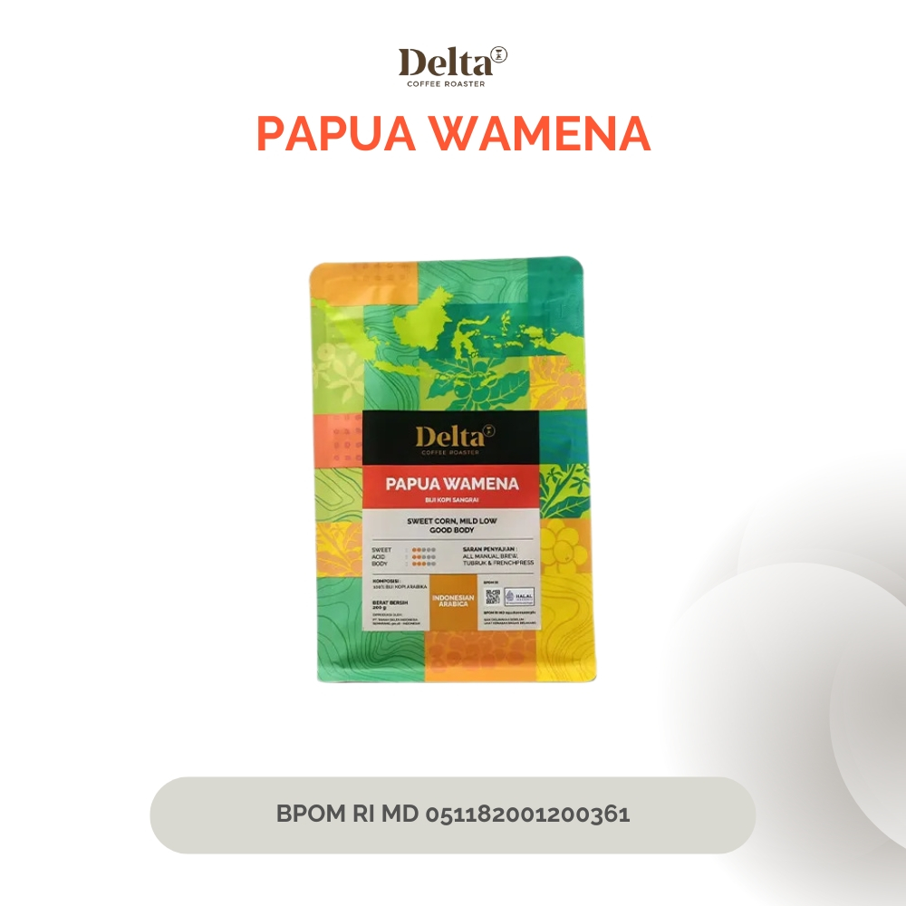 

DELTA COFFEE ROASTER - Kopi Arabica Papua Wamena - 200gr