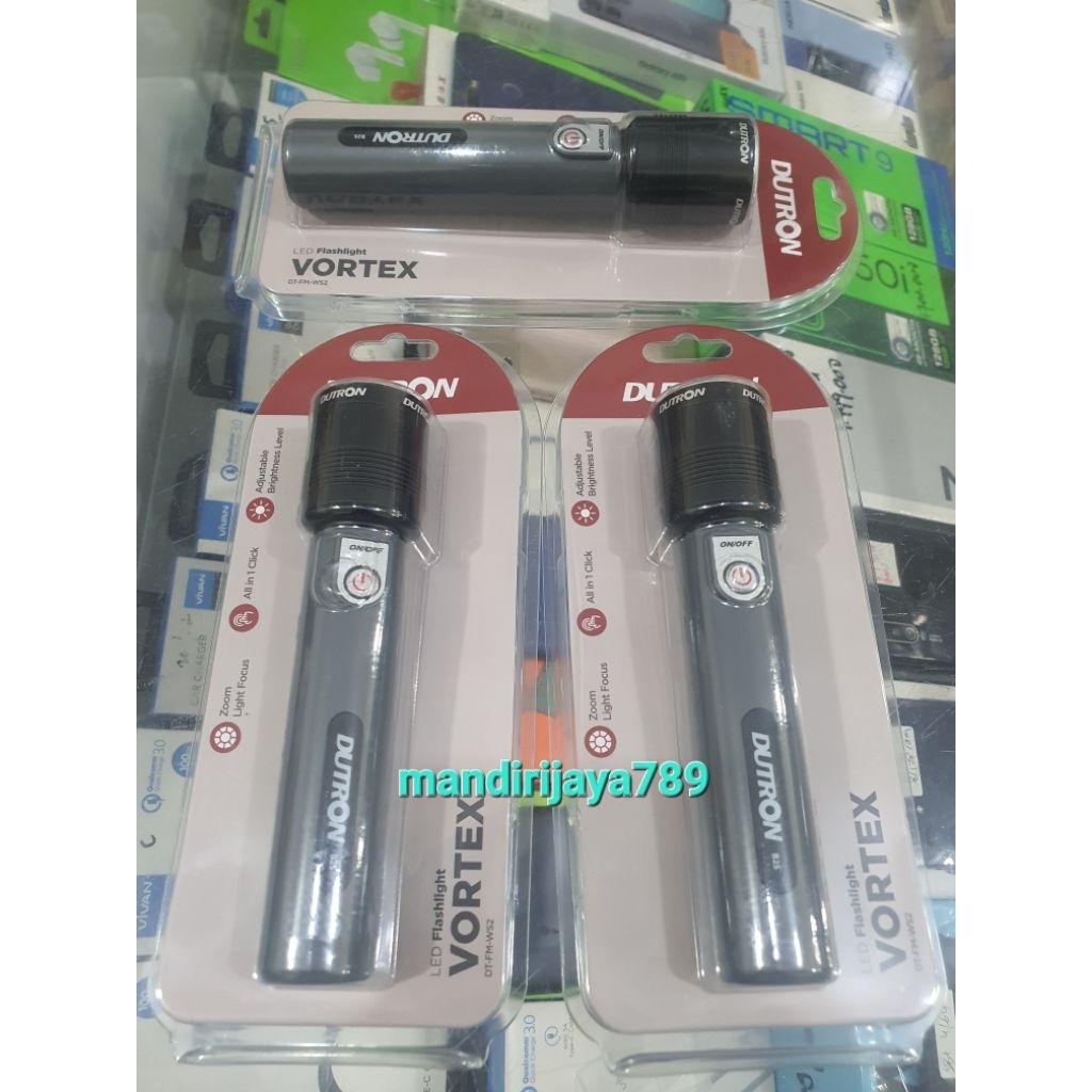Senter DUTRON Led flashlight Vortex
