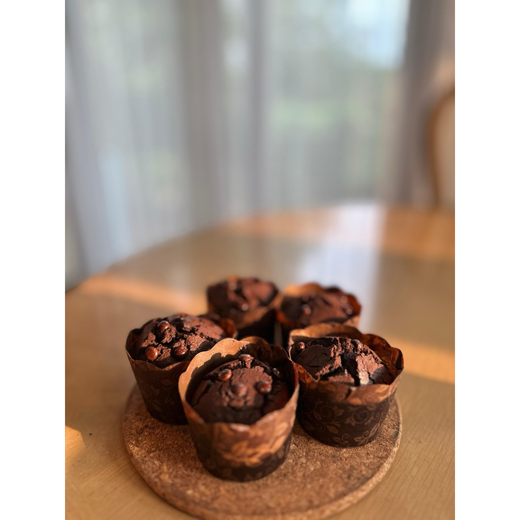 

Sour Cream Choco Coffe Muffin