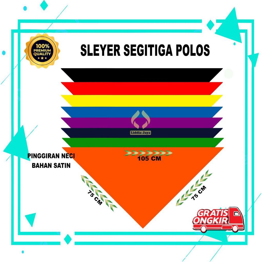 [Whispers] SLEYER SYAL SEGITIGA POLOS#BANDANA SYAL SEGITIGA#IKAT KEPALA SEGITIGA POLOS