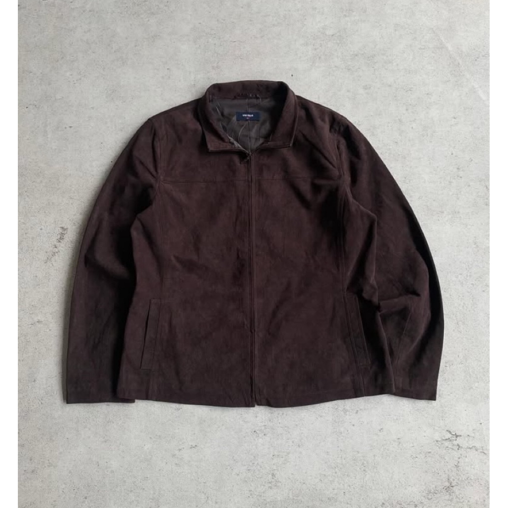 jacket uniqlo suede women