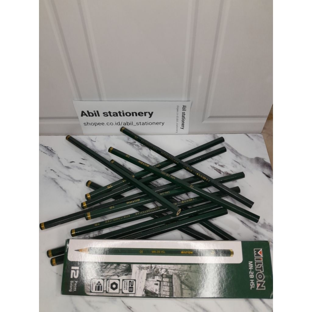 

[harga per 1 pcs/biji]pensil 2B militon hijau /pensil murah