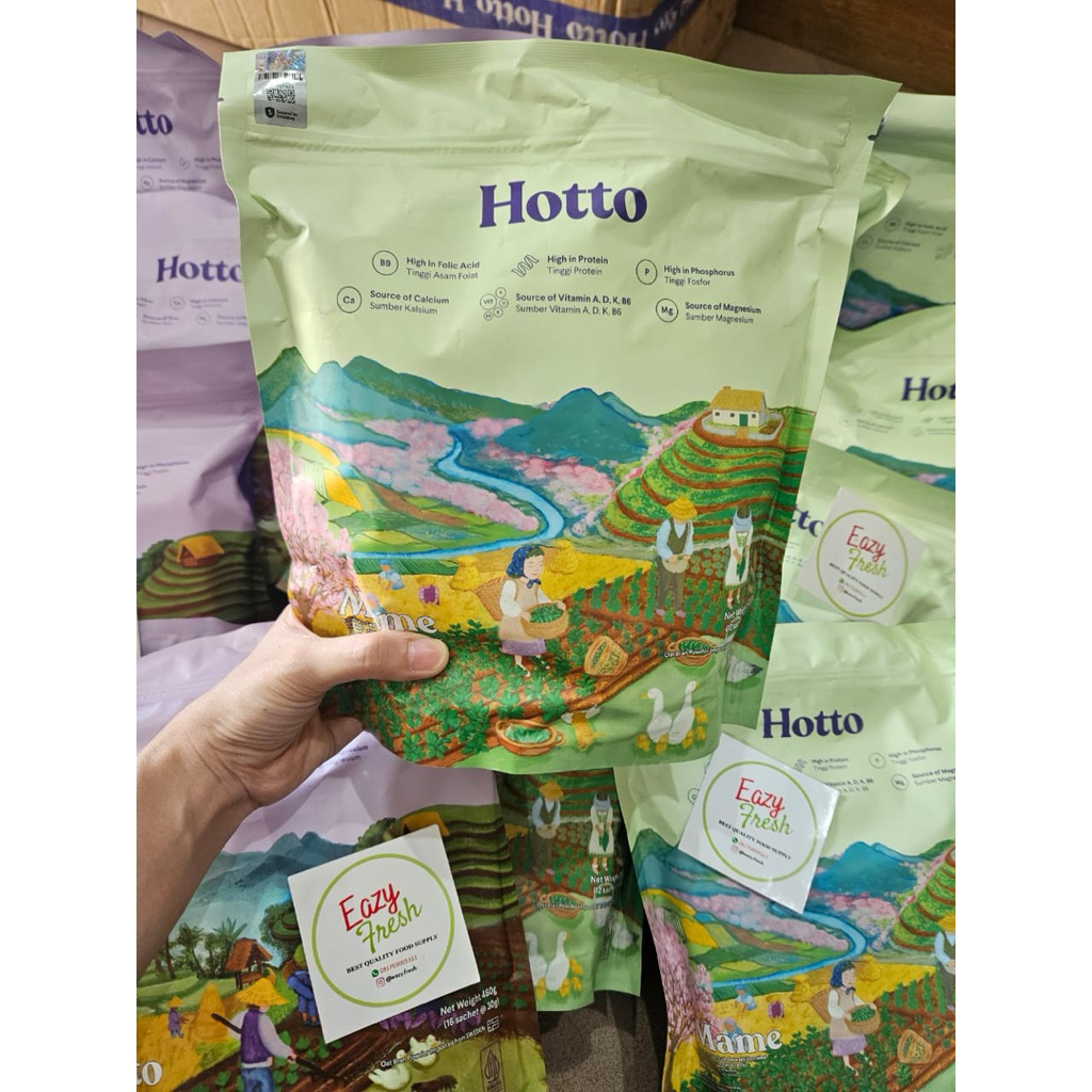 

HOTTO MAME (1 pouch isi 12 sachet)